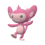 Imagen de Aipom variocolor macho en Pokémon Diamante Brillante y Pokémon Perla Reluciente