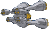 Imagen posterior de Mega-Metagross variocolor en Pokémon Rubí Omega, Pokémon Zafiro Alfa, Pokémon Sol, Pokémon Luna, Pokémon Ultrasol y Pokémon Ultraluna