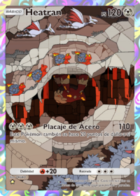 Versión de Heatran (Pugna Espaciotemporal TCG Pocket)