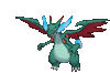 Imagen de Mega-Charizard X variocolor en Pokémon X, Pokémon Y, Pokémon Rubí Omega, Pokémon Zafiro Alfa, Pokémon Sol, Pokémon Luna, Pokémon Ultrasol y Pokémon Ultraluna