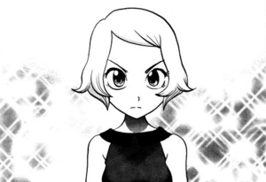 Y con el pelo corto.