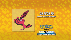 Oricorio apasionado.