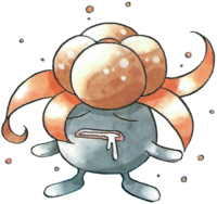 Gloom en Pokémon Rojo y Verde.