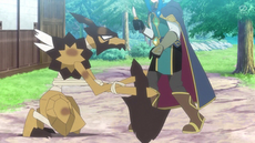 Lucius desatando a Kleavor y dándole una nueva oportunidad.