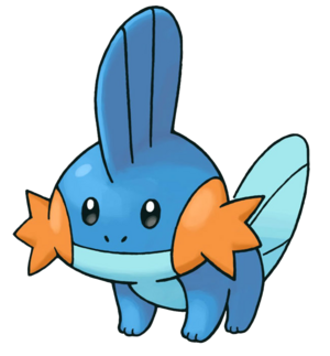 Mudkip en Pokémon Mundo misterioso: Equipo de rescate rojo y Equipo de rescate azul.