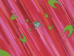 Bulbasaur usando hoja afilada...