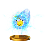 Trofeo del Smash Final de Pikachu en Wii U, Placaje Eléctrico.