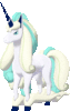 Imagen de Rapidash de Galar variocolor en Pokémon Espada y Pokémon Escudo