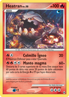 Heatran (Arceus TCG) - WikiDex, la enciclopedia Pokémon