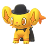 Shinx con disfraz de la Semana de la Moda