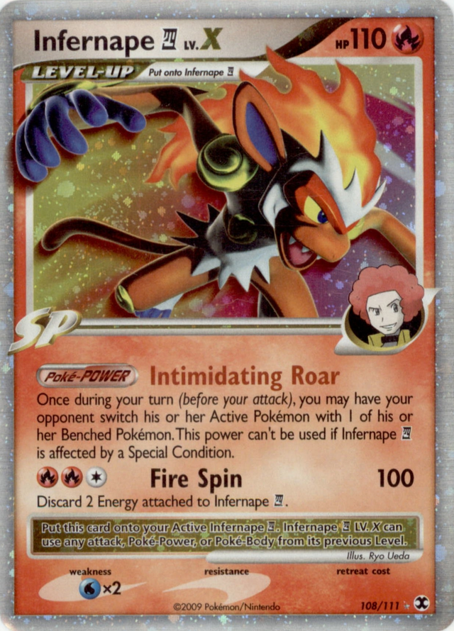 Infernape 4 LV.X (Rising Rivals TCG) - WikiDex, la enciclopedia Pokémon