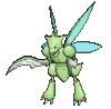 Imagen de Scyther macho en Pokémon X, Pokémon Y, Pokémon Rubí Omega, Pokémon Zafiro Alfa, Pokémon Sol, Pokémon Luna, Pokémon Ultrasol y Pokémon Ultraluna