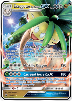 Carta de Exeggutor de Alola-