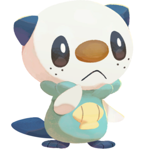 Oshawott en Pokémon Café ReMix.