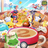Ilustración de Pokémon Café ReMix.