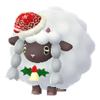 Wooloo con atuendo festivo