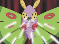 Dustox usando picotazo venenoso.