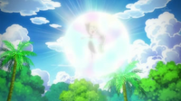 Meloetta usando canto arcaico, empieza a cantar...