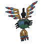 Imagen posterior de Sigilyph en Pokémon X, Pokémon Y, Pokémon Rubí Omega, Pokémon Zafiro Alfa, Pokémon Sol, Pokémon Luna, Pokémon Ultrasol y Pokémon Ultraluna