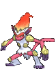 Imagen de Infernape variocolor en Pokémon X, Pokémon Y, Pokémon Rubí Omega, Pokémon Zafiro Alfa, Pokémon Sol, Pokémon Luna, Pokémon Ultrasol y Pokémon Ultraluna