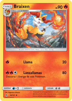 Carta de Braixen