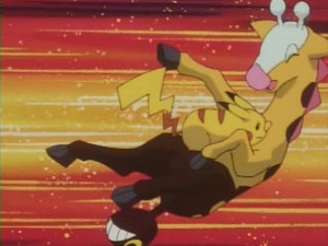 Pikachu usando agilidad.