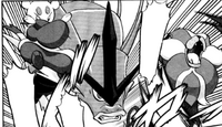 Pyroar de Lysandre/Pyroar de Lysson usando hipervoz/vozarrón