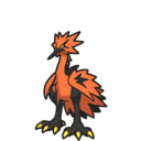 Icono de Zapdos de Galar en Pokémon Escarlata y Púrpura