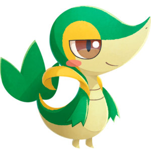 Snivy en Pokémon Café ReMix.
