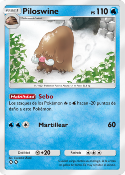 piloswine pokemon card Piloswine(Water) <018/059> [BW6-l] – 晴れる屋2 main image 0