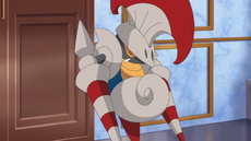 Escavalier es parte de la seguridad del interior.