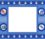 Marco de Pokémon Azul