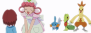 EP310 Enfermera Joy ofreciendo a los Pokémon en la imaginación de Ash.png