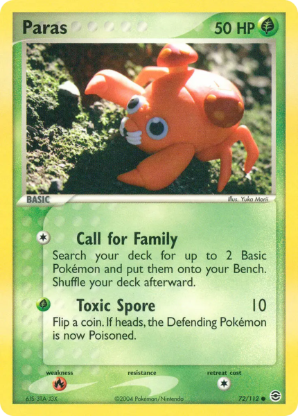 Archivo:Paras (FireRed & LeafGreen TCG).png