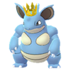Nidoqueen con corona