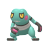 Imagen de Croagunk variocolor hembra en Pokémon Diamante Brillante y Pokémon Perla Reluciente