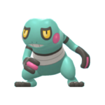 Imagen de Croagunk variocolor hembra en Pokémon Diamante Brillante y Pokémon Perla Reluciente