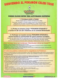 Detalle de actividades celebradas en él.