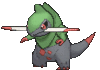 Imagen de Fraxure en Pokémon X, Pokémon Y, Pokémon Rubí Omega, Pokémon Zafiro Alfa, Pokémon Sol, Pokémon Luna, Pokémon Ultrasol y Pokémon Ultraluna