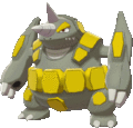 Imagen de Rhyperior variocolor macho en Pokémon Espada y Pokémon Escudo
