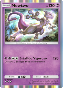 Versión de la carta en Genes Formidables