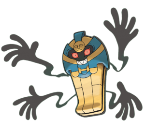 Ilustración de Cofagrigus