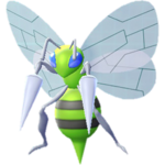 Imagen de Beedrill variocolor en Pokémon: Let's Go, Pikachu! y Pokémon: Let's Go, Eevee!