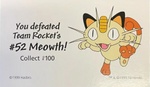 Tarjeta de Meowth