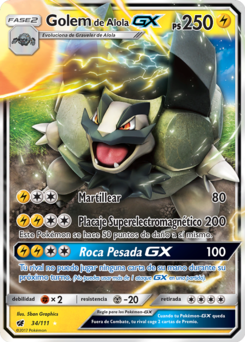 Carta de Golem de Alola