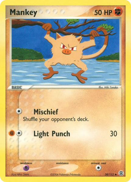 Archivo:Mankey (FireRed & LeafGreen TCG).png