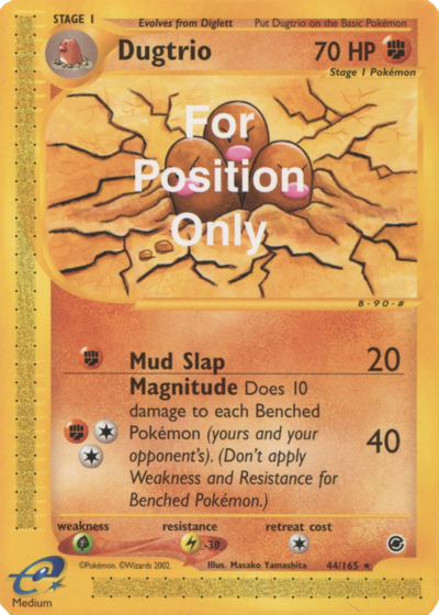 Dugtrio (Expedition Base Set TCG) - WikiDex, la enciclopedia Pokémon