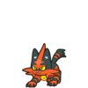 Icono de Torracat en Pokémon Escarlata y Púrpura