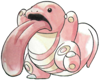 Lickitung en Pokémon Rojo y Verde.