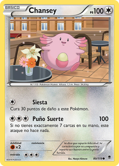 Carta de Chansey